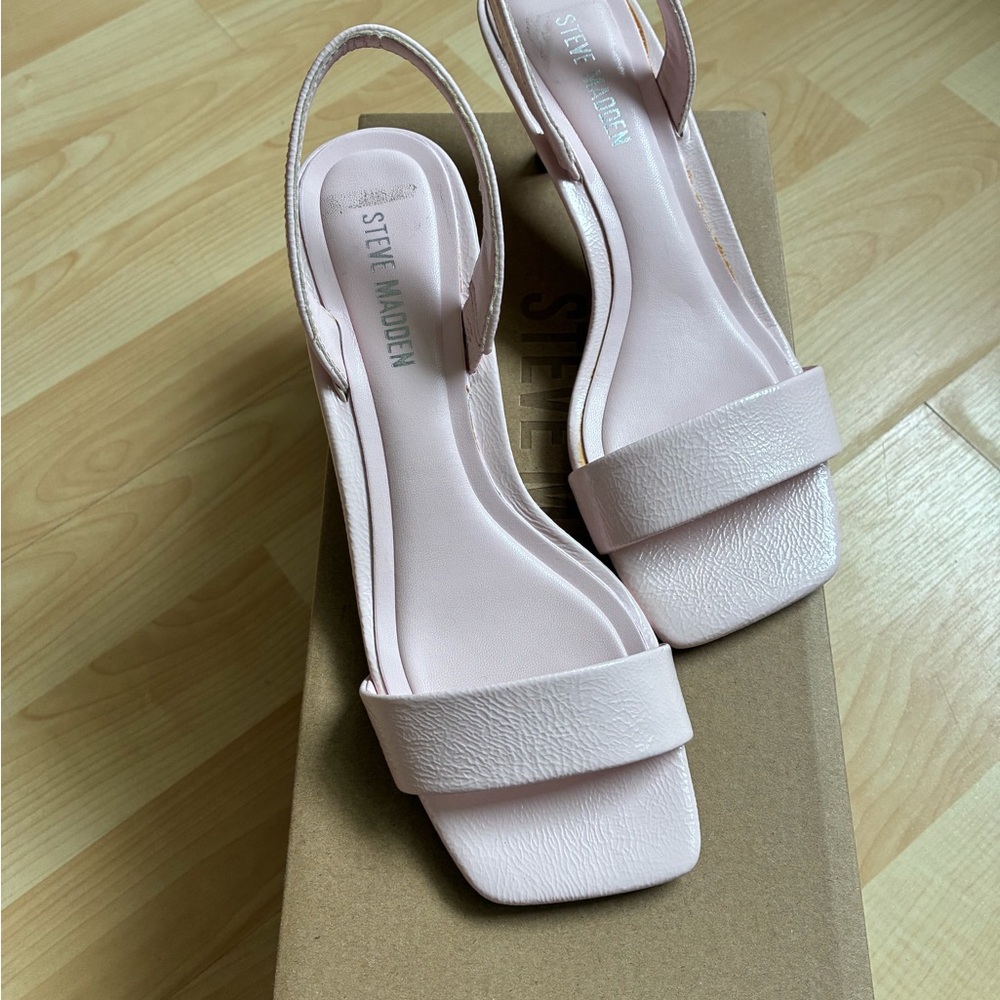 Steve Madden Women’s Blush Pink Slingback Sandals